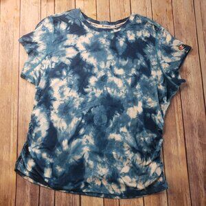 Champion athletic marbled shirt ruched sides size M